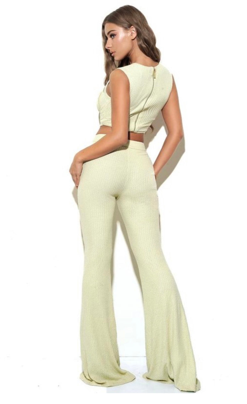 Kaia Stretch Knit Flare Trouser